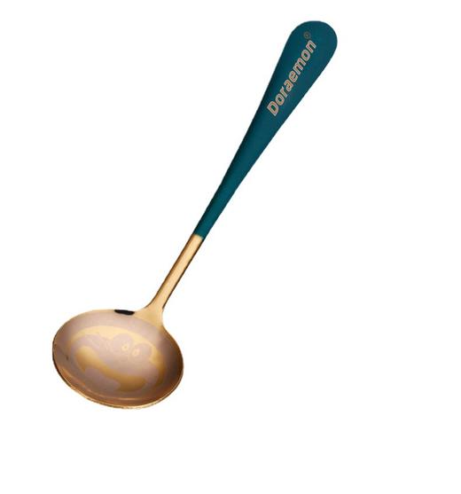 「6.9元包邮！6色可选」不锈钢勺子居家日用勺创意ins韩式勺餐饮用具可爱女神叮当猫勺子 商品图4