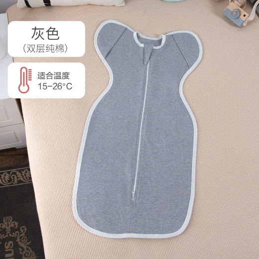 【防惊跳！婴儿襁褓包】360°环绕不惊跳，睡袋纯棉初生儿襁褓包巾，春夏秋宝宝睡觉sh 商品图9