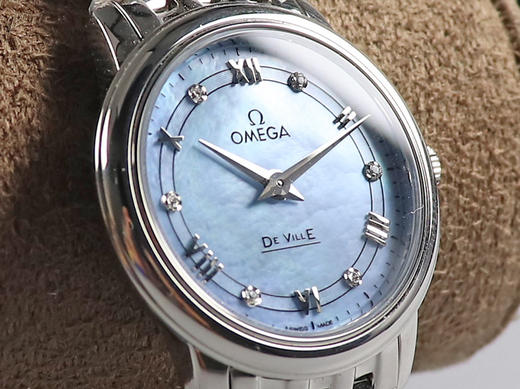 ZF欧miga蝶飞石英系列腕表424.10.27.60.57.001，尺寸27.4mm，指针与刻度均PVD18K玫瑰真金，采用与正品一致的欧米茄 1376石英机芯，女士腕表，钢表带，密底，石英机芯 商品图11