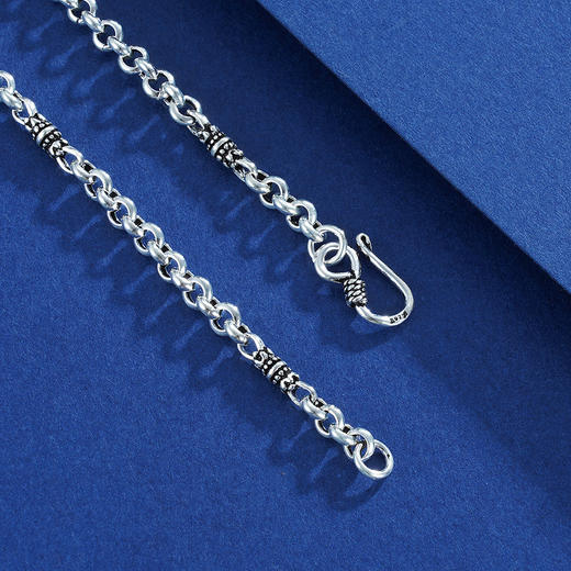 子佩集S925银仿古项链【YFXL023-22】【YFXL023-28】搭配链2304 商品图2