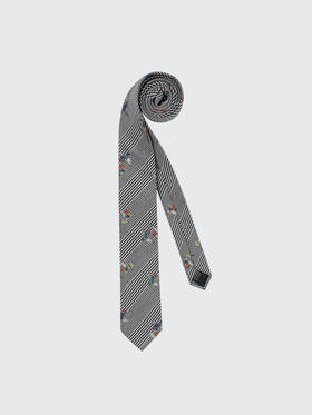 callisto聚酯纤维灰色领带  FQCTE010C