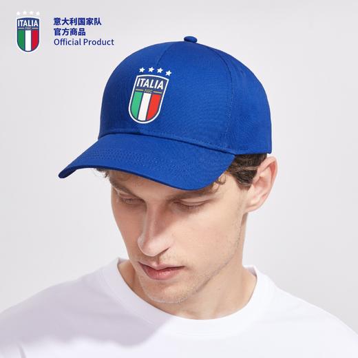 意大利国家队官方商品｜经典蓝色细胶章徽棒球帽男女同款足球迷 商品图3