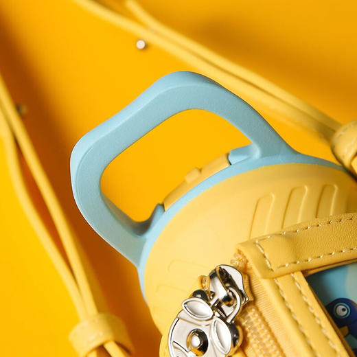 杯具熊（BEDDYBEAR） 儿童保温杯 户外便携吸管杯380ml（机械恐龙/猫咪天使/海的女儿/狐狸城堡） 商品图5