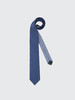 callisto蓝色亚麻混纺领带 SQCTE019C 商品缩略图0