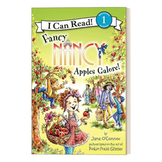 Collins柯林斯 英文原版 I Can Read 1 Fancy Nancy Apples Galore! 漂亮的南希 苹果盛宴 小俏妞希希分级读物 英文版 进口英语原版书籍 商品图1