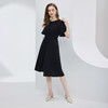 RF8E5斯尔丽瑟俪2023夏季新款腰部抽皱不规则连衣裙气质显瘦A摆裙 商品缩略图3