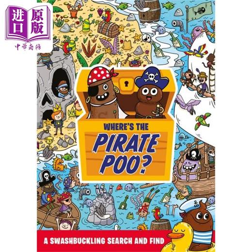 【中商原版】大开本找找书 Where's the Pirate Poo?来找找：海盗的便便？ 英文原版 儿童绘本 图画书 活动与玩具书 搜索和查找书 商品图0