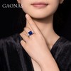 GAONAS 925银锆石戒指 高纳仕 极简日常蓝色糖塔戒指BJ121330 商品缩略图3