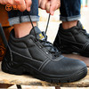 狼探防静电劳保鞋男欧标钢包头防砸防刺穿实心底抗造耐磨安全舒适安全工地防护功能鞋 G205LT 商品缩略图3