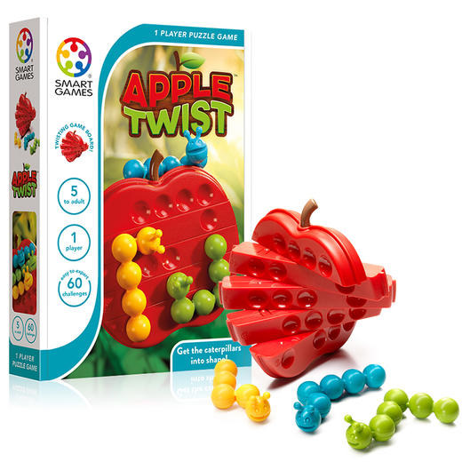 比利时 Smart Games Apple Twist 毛毛虫吃苹果 5+ SG 445 商品图0