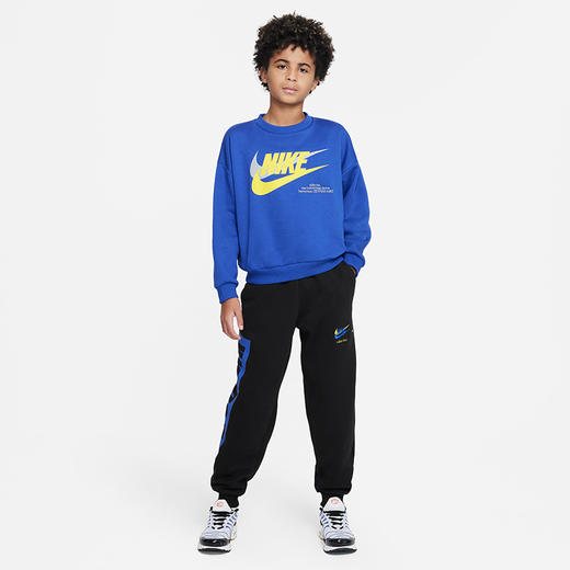 Nike Sportswear Icon Fleece 大童 Oversize 风运动衫 DX5140 商品图11