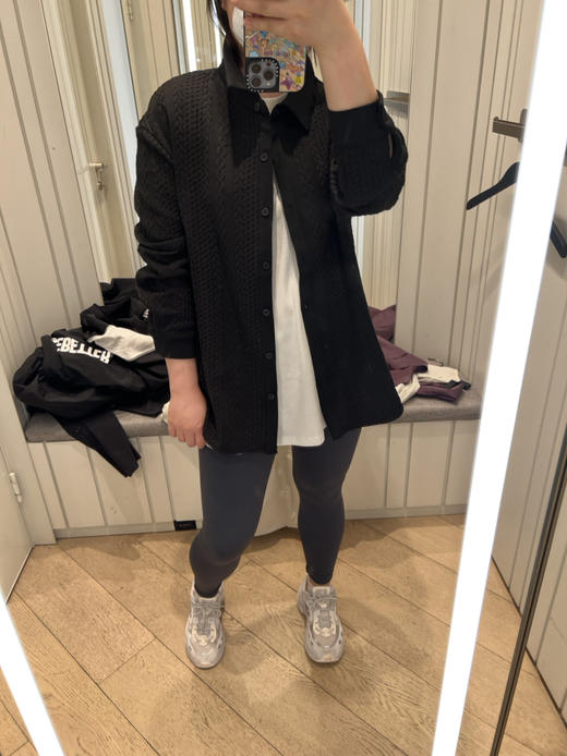 针丝缘春新品立体浮雕休闲柔软显瘦简约衬衫4133 商品图10