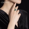 GAONAS 925银锆石戒指 高纳仕沙漠绿洲 绿色长方戒指 GJ61326 商品缩略图4