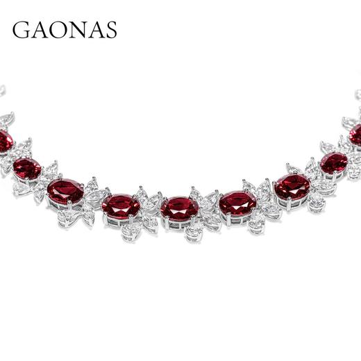 GAONAS 高纳仕 时尚重磅红色项链RX113000 商品图1