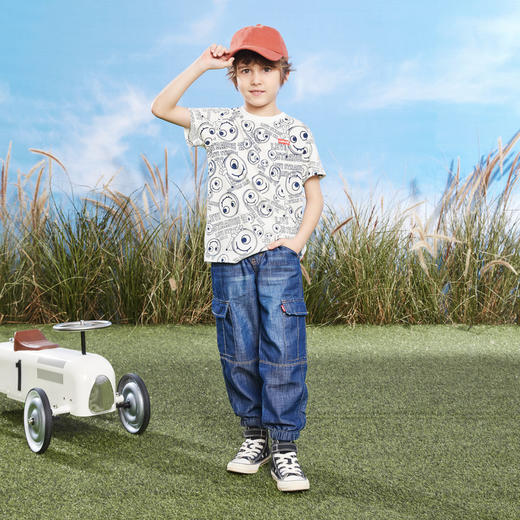 LEVIS 夏 大童小童 短袖T恤 LVB-TE-H856 商品图3