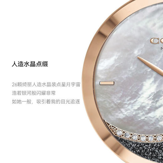 COACH蔻驰帕克水晶月亮表金 商品图1
