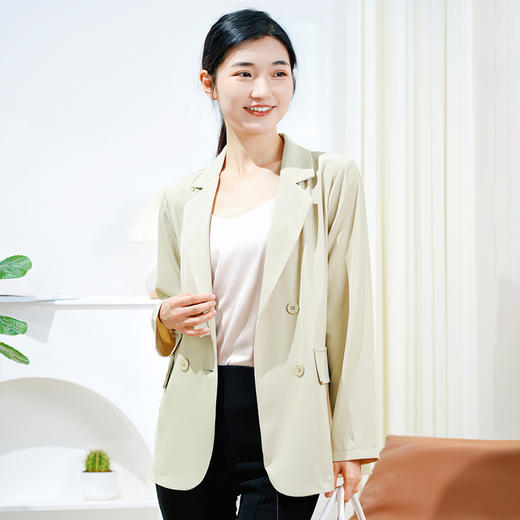 Avann轻薄防晒雪纺西装 商品图11