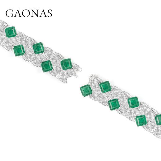 GAONAS 925银锆石手链 高纳仕 烟火系列重磅手链GS078600 商品图1