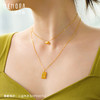 黄金相思豆 小金豆吊坠挂坠足金锁骨链吊坠送女友MEMORA诗普琳HPE14901（线上专供） 商品缩略图2