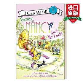 Collins柯林斯 英文原版 I Can Read 1 Fancy Nancy Just My Luck! 漂亮的南希 好运气 小俏妞希希分级读物 英文版 进口英语原版书籍