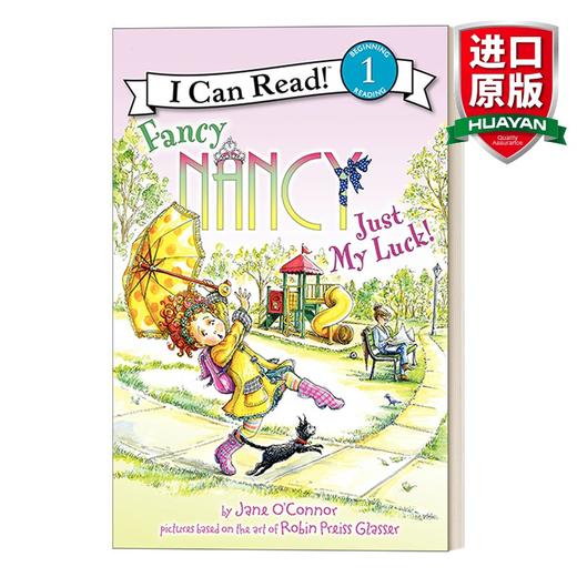 Collins柯林斯 英文原版 I Can Read 1 Fancy Nancy Just My Luck! 漂亮的南希 好运气 小俏妞希希分级读物 英文版 进口英语原版书籍 商品图0