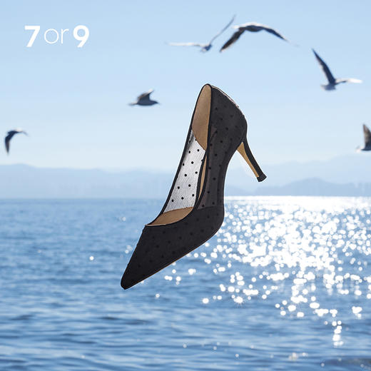 7or9高跟鞋-暗夜玫瑰 商品图0