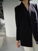 Semplicita | U03 Mae Blazer 单扣无领分割线西装外套 ［ 米/ 白 / 黑藏青 / 黑PU ］ 商品缩略图11