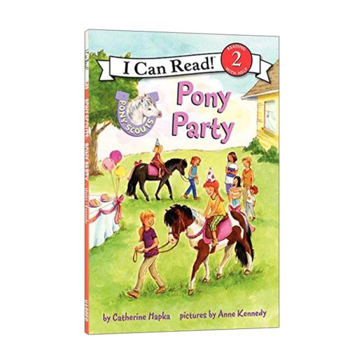 Collins柯林斯 英文原版 Pony Scouts Pony Party 小马的聚会 小马童子军分级阅读 I Can Read 2 英文版 进口英语原版书籍 商品图1