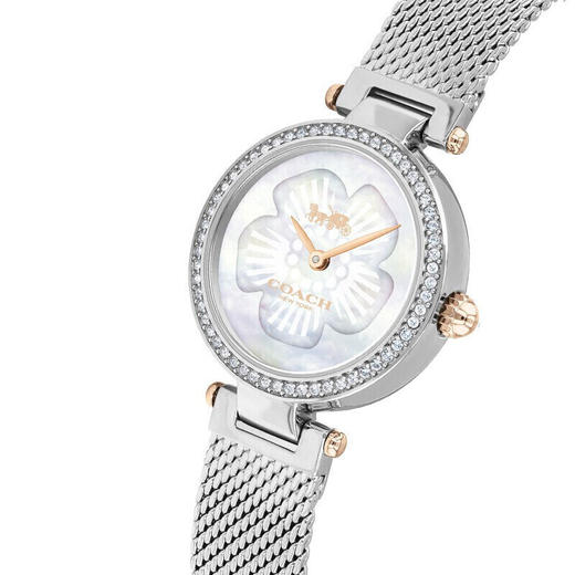 COACH蔻驰帕克编织表银 商品图2