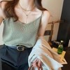 买1送1【双版型 纯色别致吊带宽松背心！】性感时尚吊带女 夏穿超舒适 可外穿 辣妹纯色上衣 打底华夫格宽松 显瘦无袖舒适百搭打底衫t恤 商品缩略图3