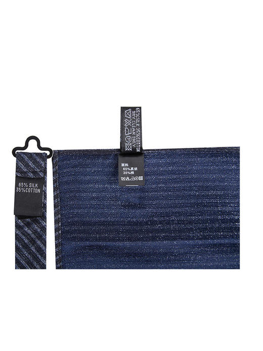 callisto深灰色斜条纹领带 丝绵混纺SOTIE005GY 商品图3