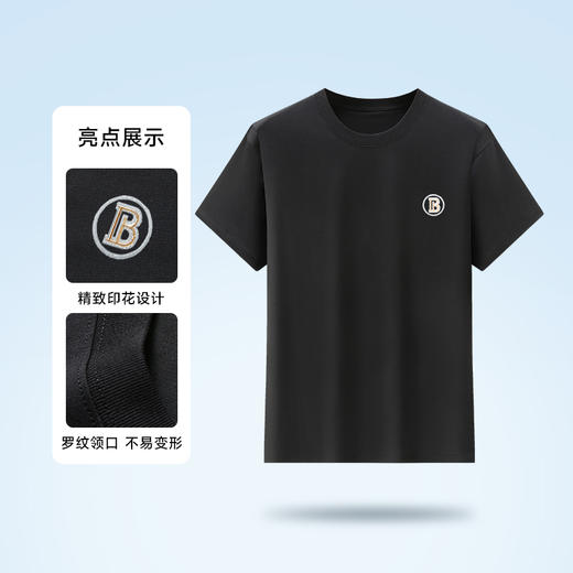 【棉质】【新款DX】大依优型大码多色夏季圆领短袖T恤加肥加大肥佬休闲宽松 商品图3