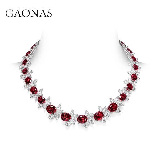 GAONAS 高纳仕 时尚重磅红色项链RX113000 商品图0