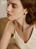 ZEGL简约十字项链女生2023年新款潮轻奢小众设计感高级复古锁骨链 商品缩略图2