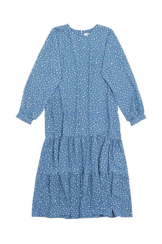 SUMMER & SAGE 荷叶摆印花连衣裙 6760 商品图4