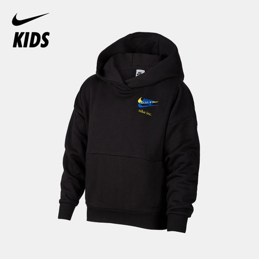 Nike Sportswear Icon Fleece 大童 Oversize 风套头连帽衫 DX5142 商品图5