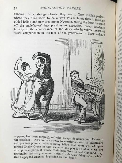 1898年 萨克雷《委婉集》 数十幅插图 真皮精装32开 商品图12