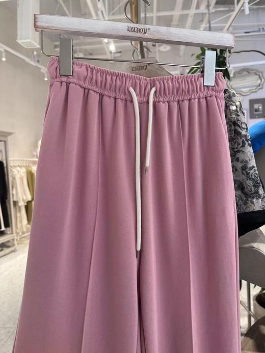 【门店同款】春季铜氨丝开衩阔腿裤 150493091 商品图1