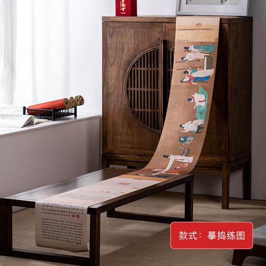 形相茶席 轻奢系列 横塘雨歇图/石湖图  新款名画复古桌旗中式禅意新茶席茶桌垫布中国风功夫茶桌茶旗垫子 商品图5