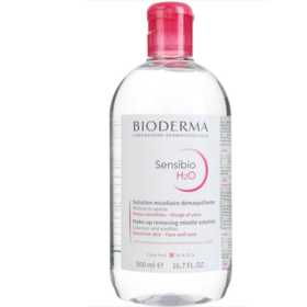 【香港直邮】法国贝德玛Bioderma卸妆水 粉水500ml（版本随机）