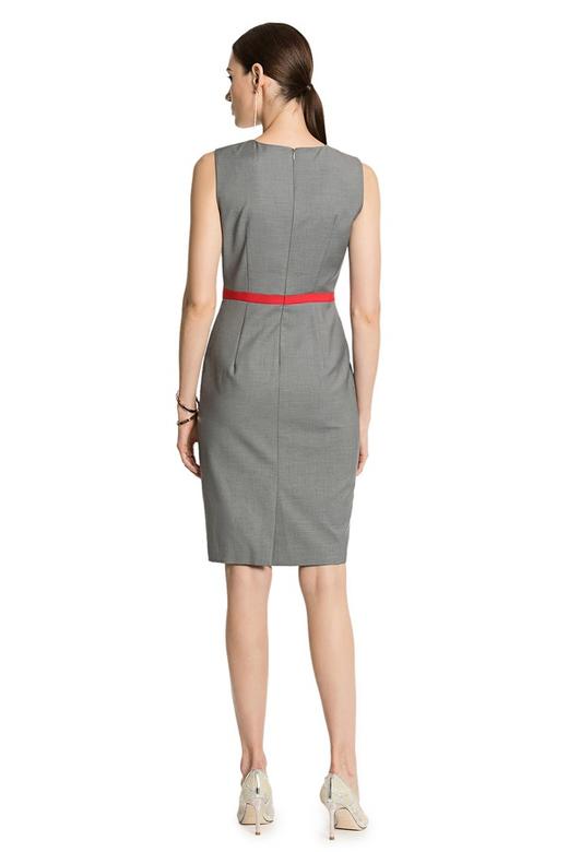 NOIR 飞鸟印花束腰连身裙 2756 商品图2