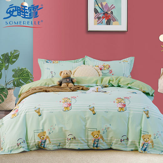 【春上新】10楼 安睡宝 甄好棉印花儿童套件 吊牌价1599-1799元 活动价399-499元 商品图1