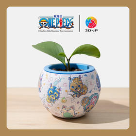 【折扣商品 不退不换】80片 盆栽拼图 塑料拼图 K1070 航海王ONE PIECE- Q版小动物