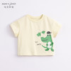 马克珍妮新款夏装 男童手绘动物图案纯棉短袖T恤231030 商品缩略图3