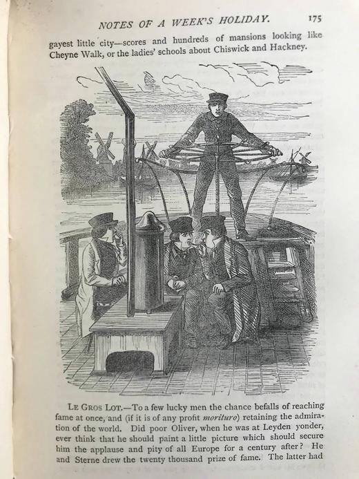 1898年 萨克雷《委婉集》 数十幅插图 真皮精装32开 商品图5