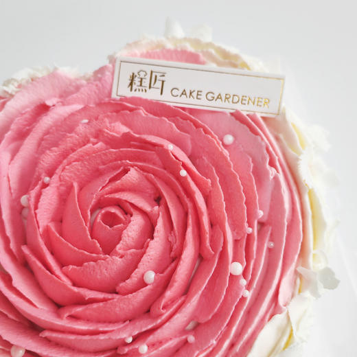 心形花瓣·粉色渐变蛋糕 | 糕匠 商品图4