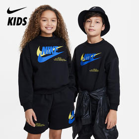 Nike Sportswear Icon Fleece 大童 Oversize 风运动衫 DX5140