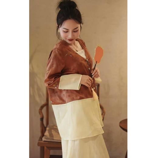 【线上专属】发布会（V领小衫23710148-赤灵） 商品图3