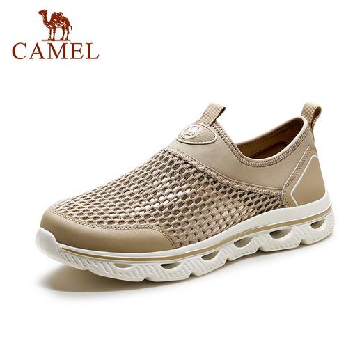 骆驼男鞋2024夏季新款大网眼运动鞋男款舒适镂空透气健步休闲鞋男 POS2220008_POS2220003 商品图1