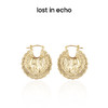 lost in echo设计师款外星遗迹系列出土银币宽面耳环设计感耳饰女 商品缩略图0